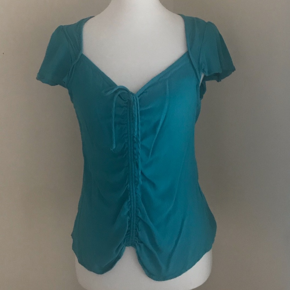 Guess turquoise top